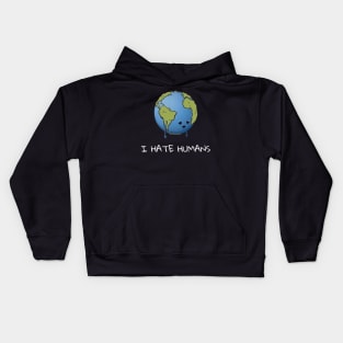 I Hate Humans Kids Hoodie